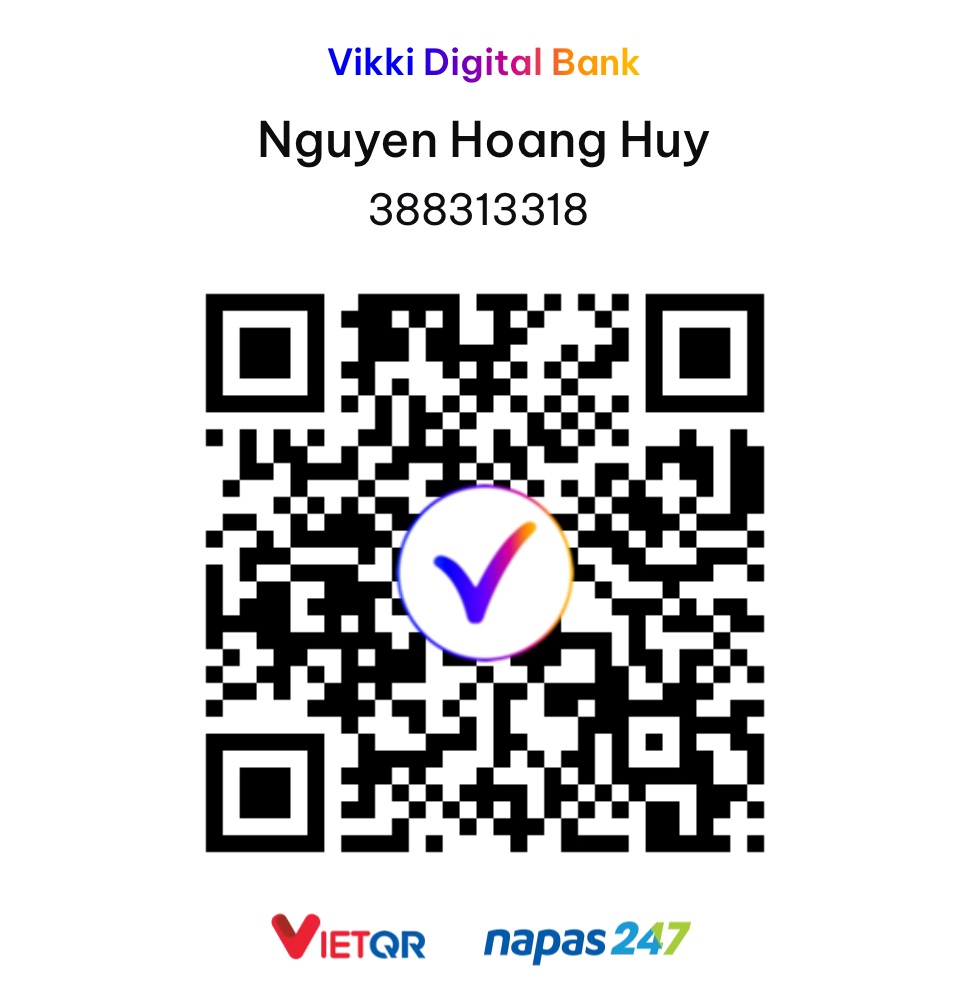 Mã QR thanh toán Vikki Digital Bank - Nguyen Hoang Huy